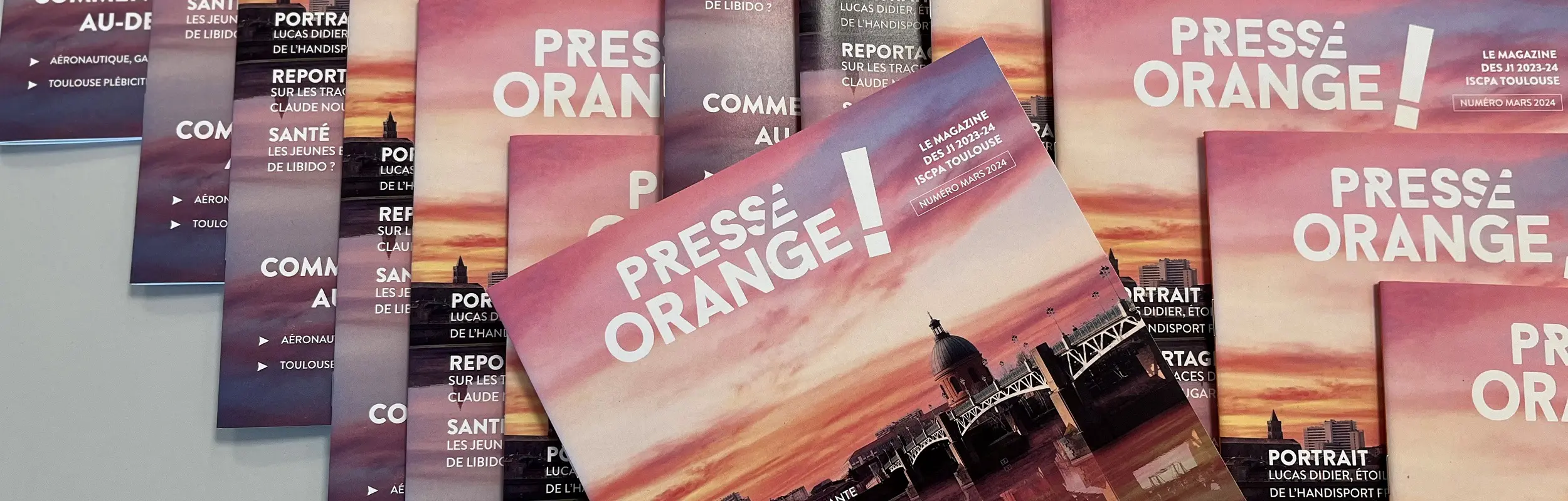 Presse Orange 2024 : le mag des étudiants ISCPA Toulouse